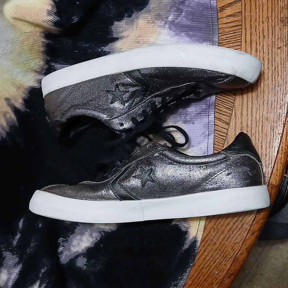Converse‎ Metallic Gold W Blk. Star, Women's Sz.10 - Picture 4 of 16